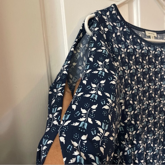 Max Studio Dress Blue Floral Size Small - Picture 7 of 14